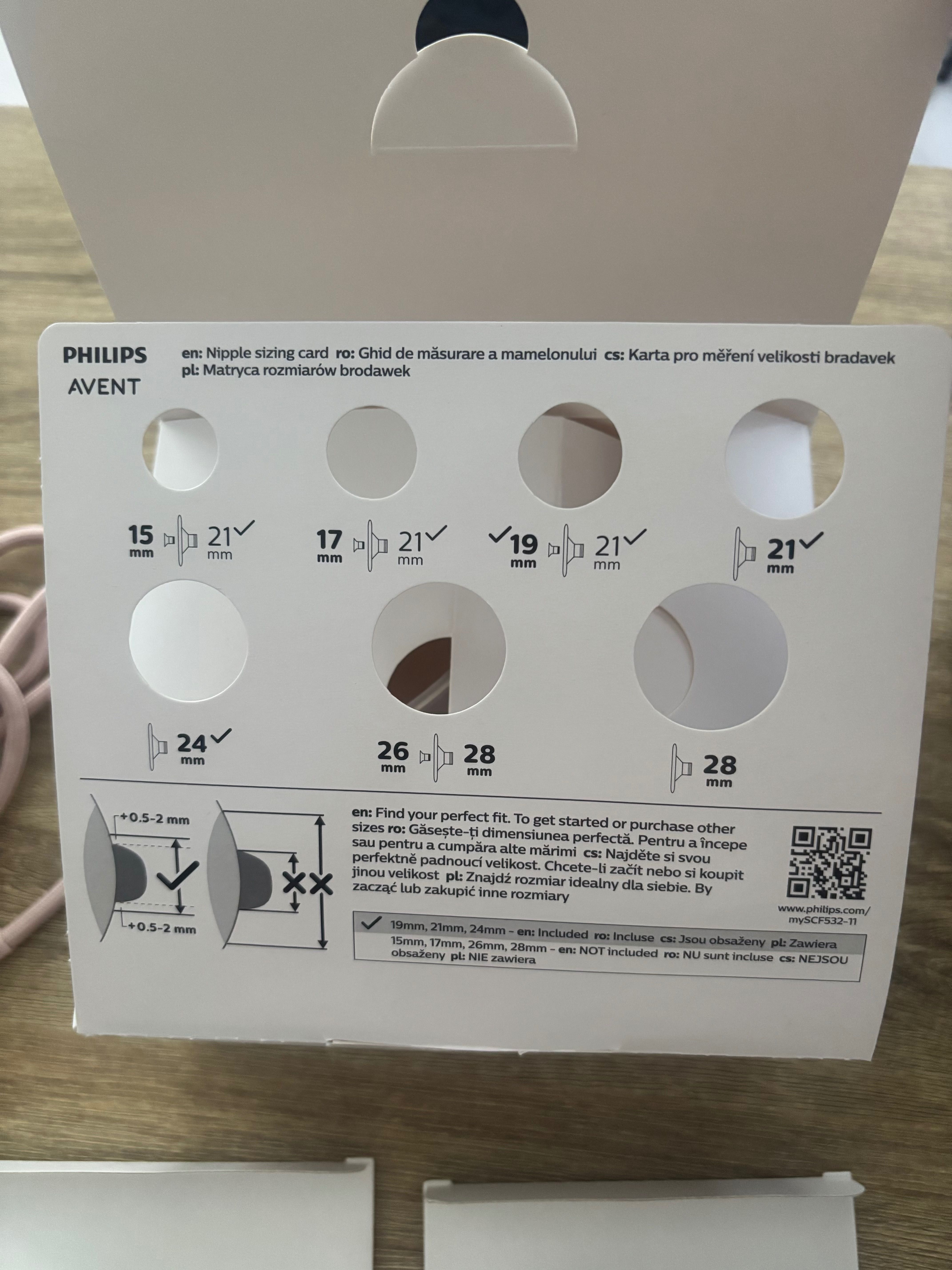 Podwójny laktator muszlowy Philips avent