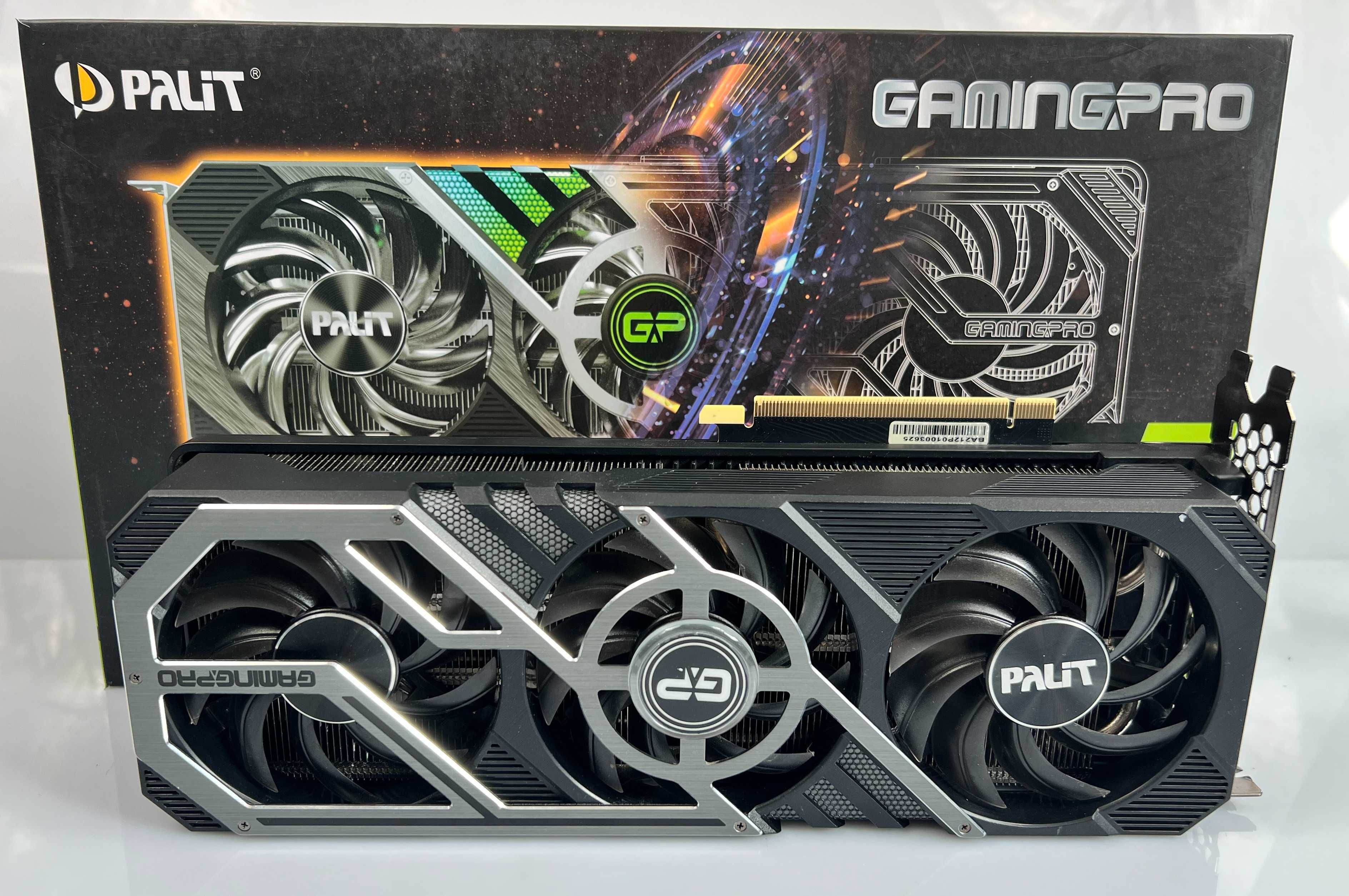 Karta graficzna Palit RTX 3070 Ti Gaming PRO 8GB GDDR6X GW 12M LED RGB