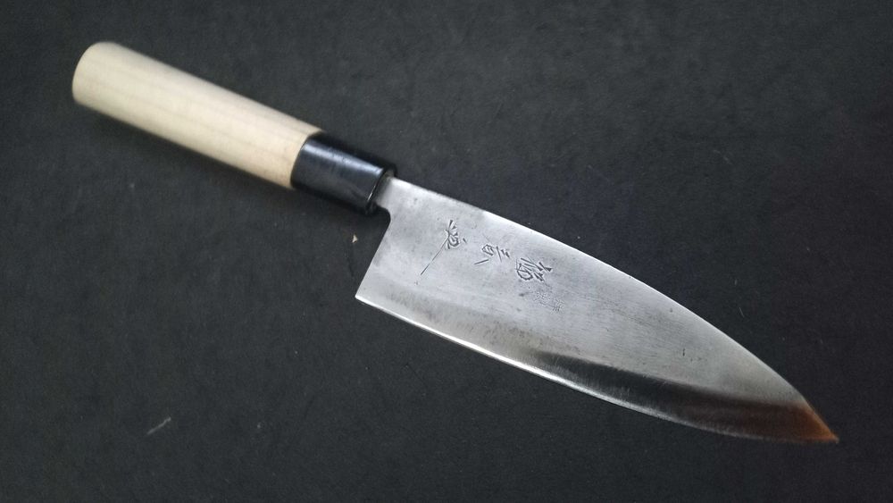 Nóż japoński みかしは Mikashiwa deba stal weglowa