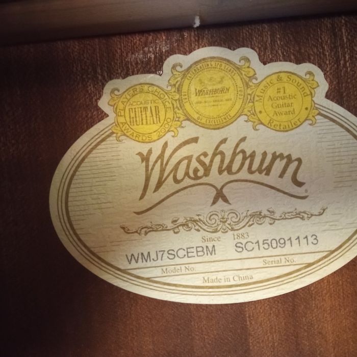 Sprzedam Gitare elektorakustyczna Washburn WMJ7SCEBM