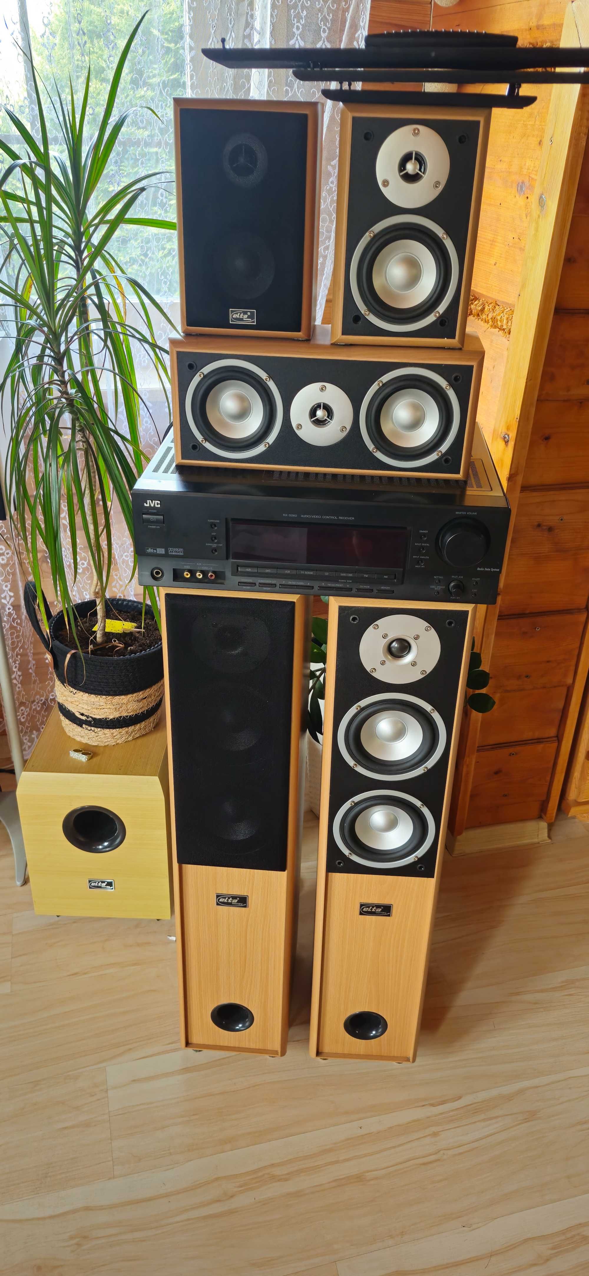 Zestaw Audio - Wzmacniacz + głośniki 5.1 + subwoofer