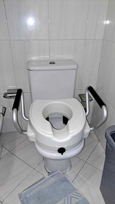 Alteador de sanita com apoio lateral