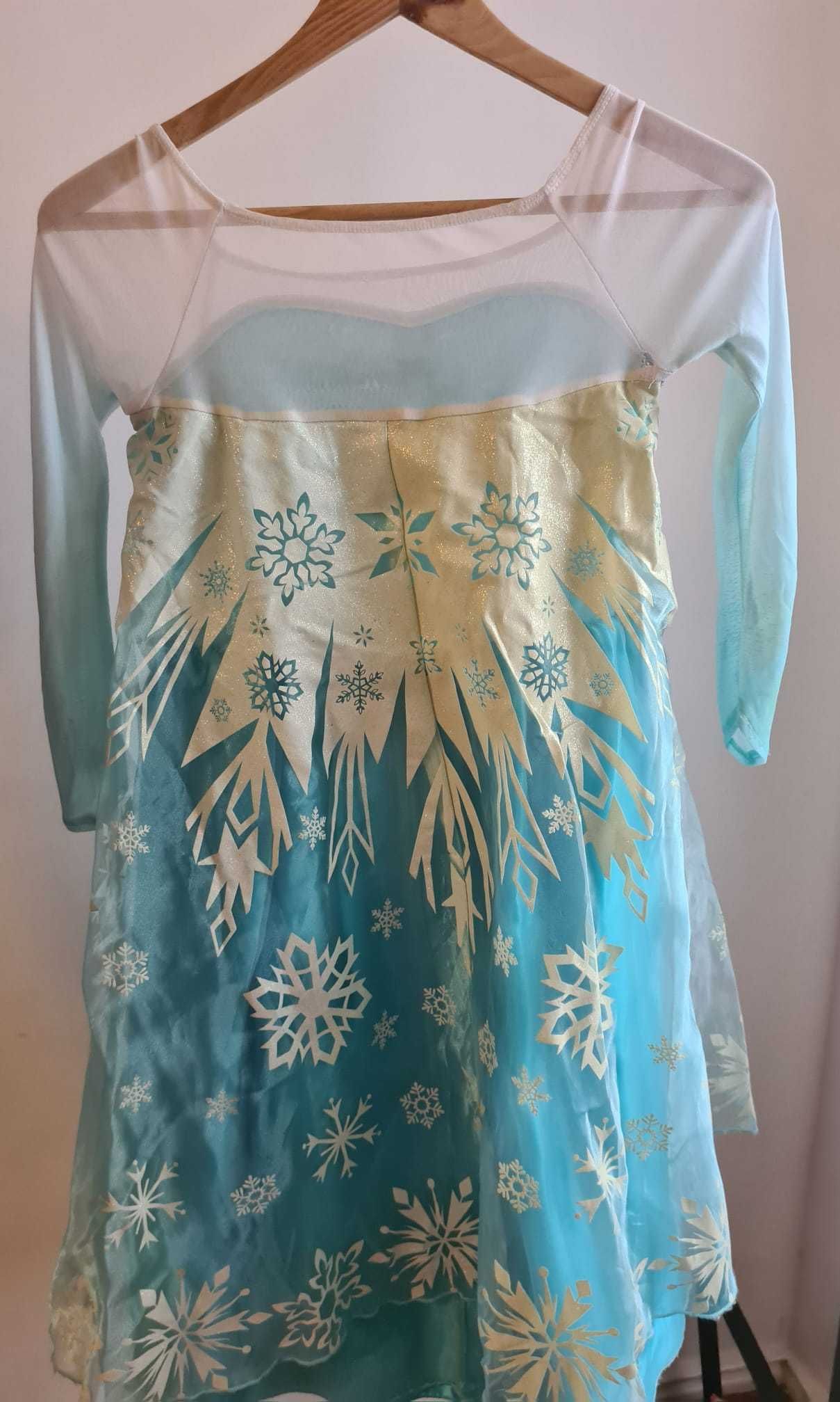 Vestido Frozen - Disney Store - 7/8 anos up to 128 cm