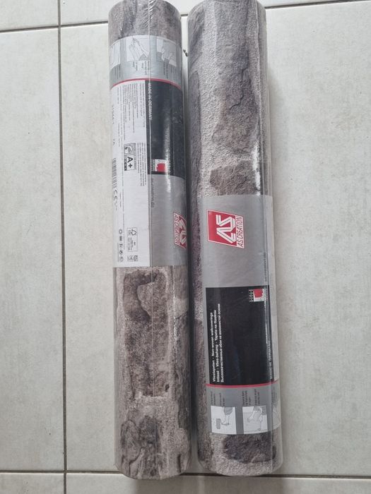 Tapeta szara cegiełka