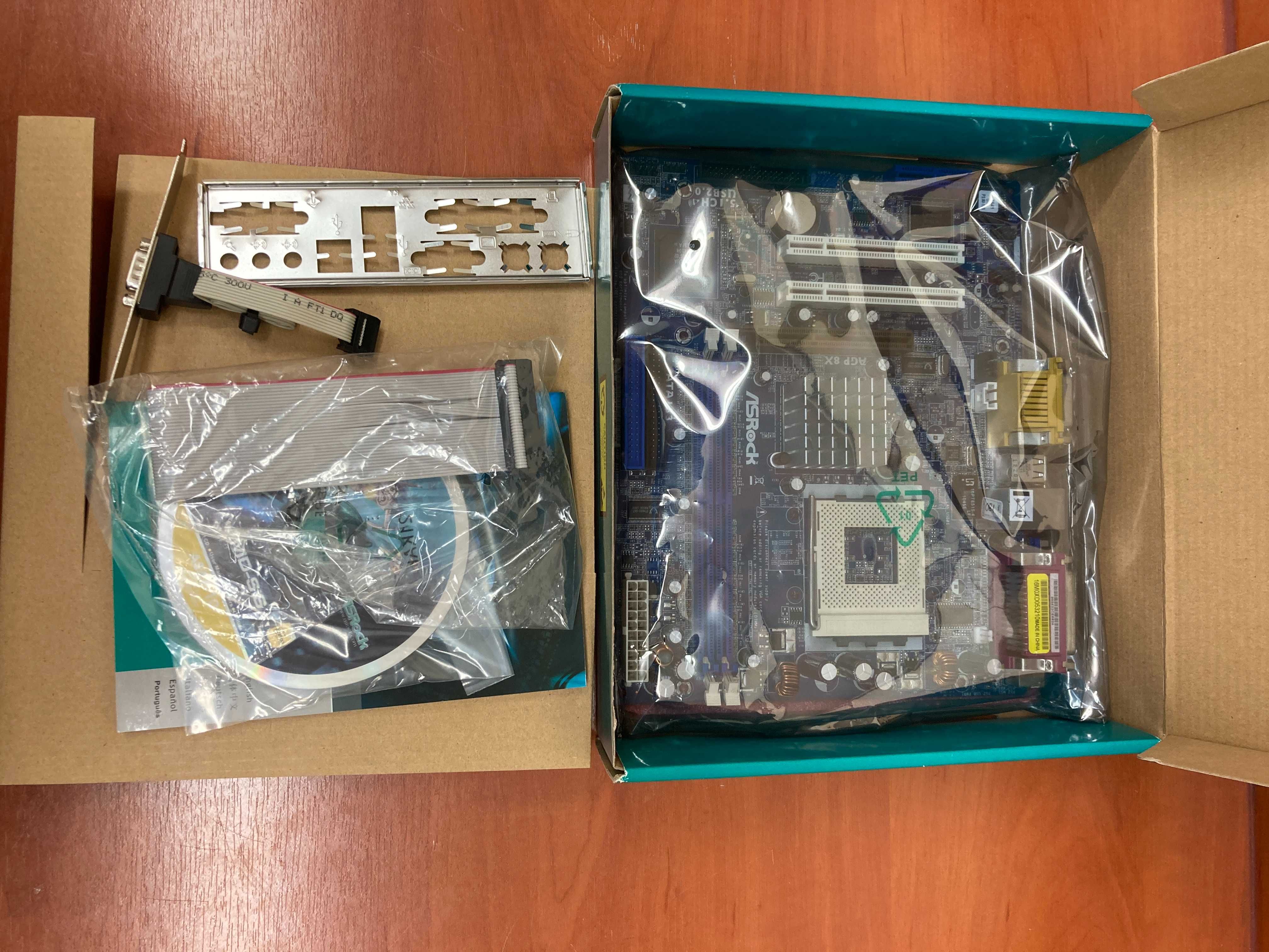 ASROCK K7S41GX REV.1.04 s.462 DDR PCI AGP AMR  BOX  Nowa !