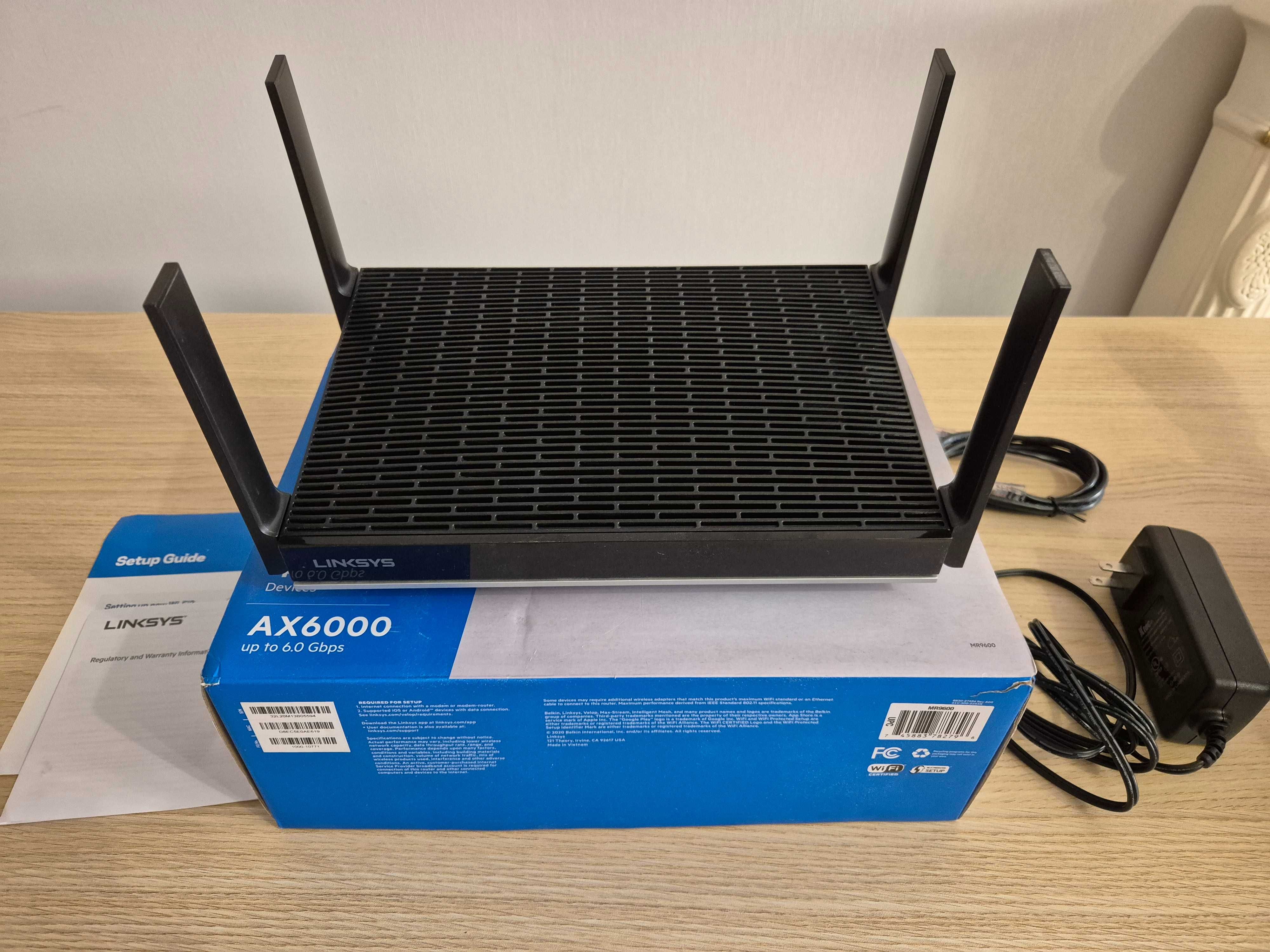 Маршрутизатор (роутер) Linksys MR9600 v2 AX6000