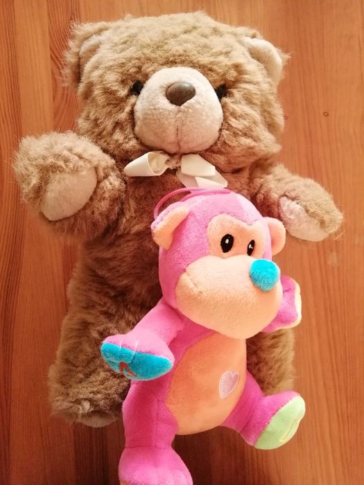 Pluszaki małpka i miś