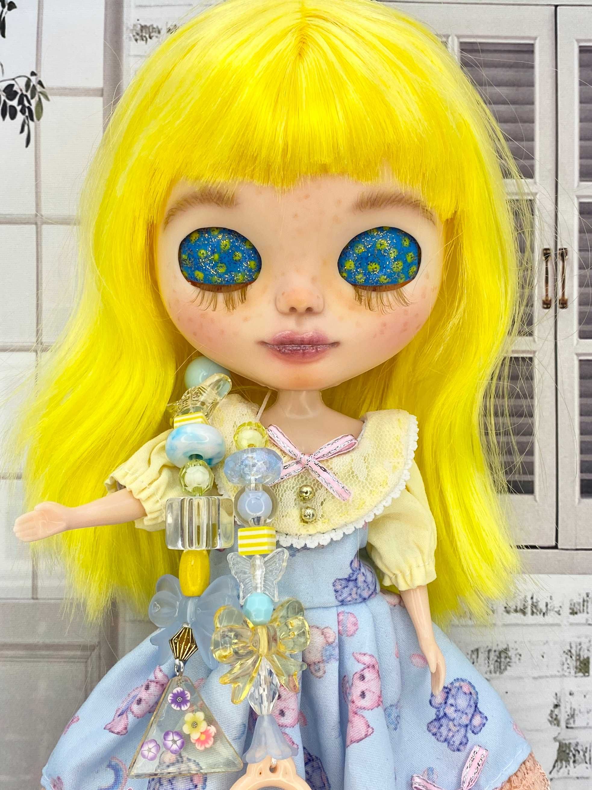 Lalka Blythe custom ooak doll kawaii repaint nowa ciałko w stylu Licca