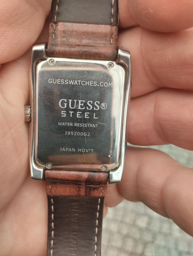 zegarek guess steel. japan