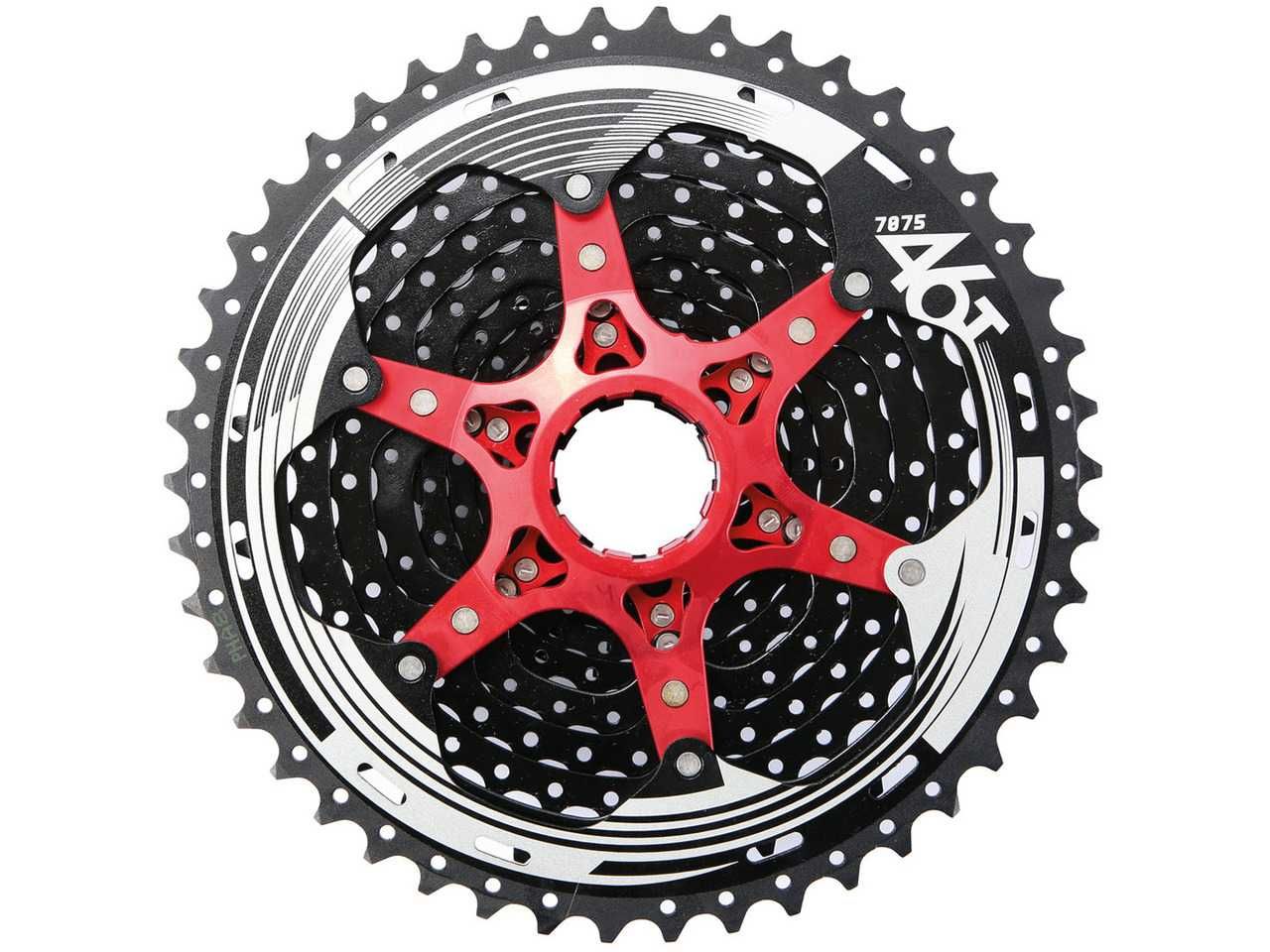 кассета SunRace CSMX8 11-46Т на 11 совместима с Shimano и SRAM