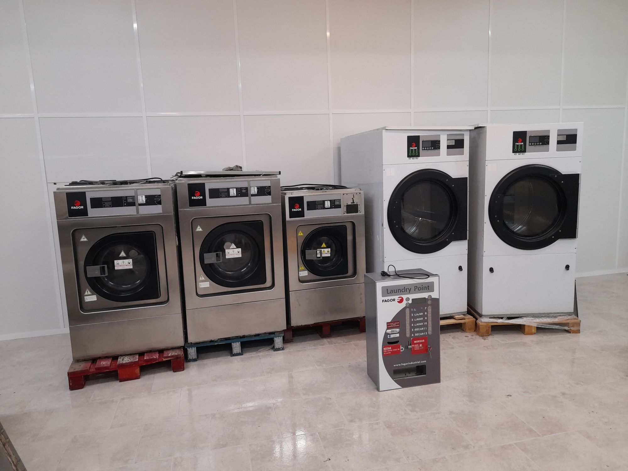 Fagor Industrial lavandaria self service em 30 dias