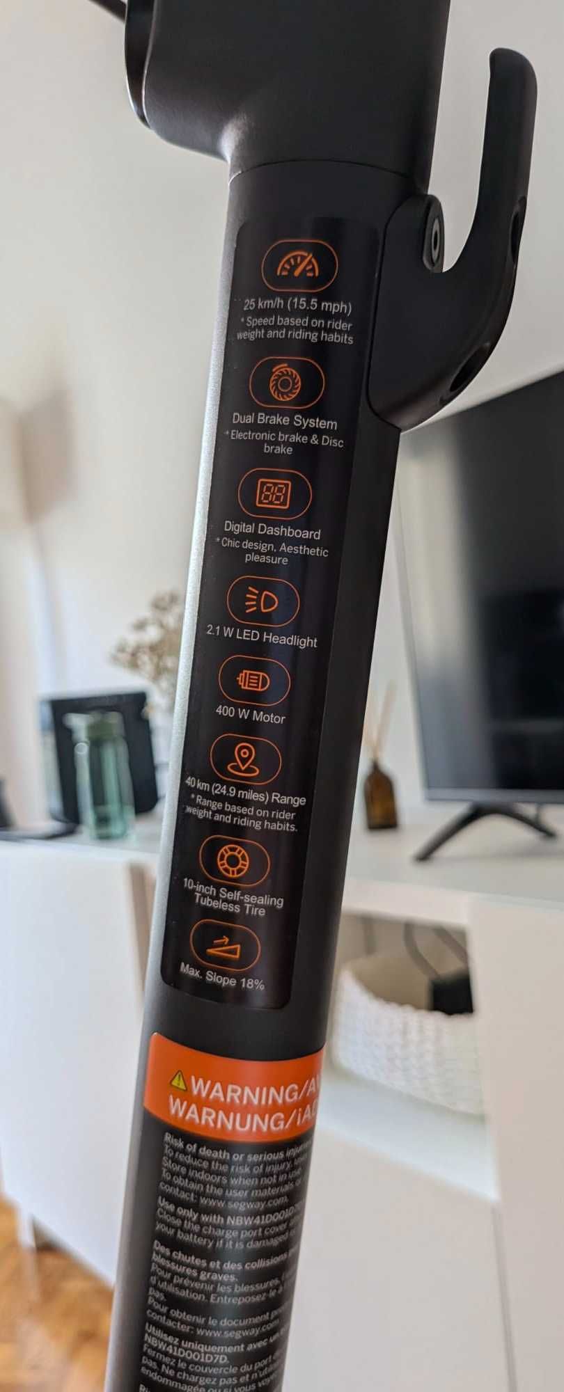 Trotinete eléctrica como nova