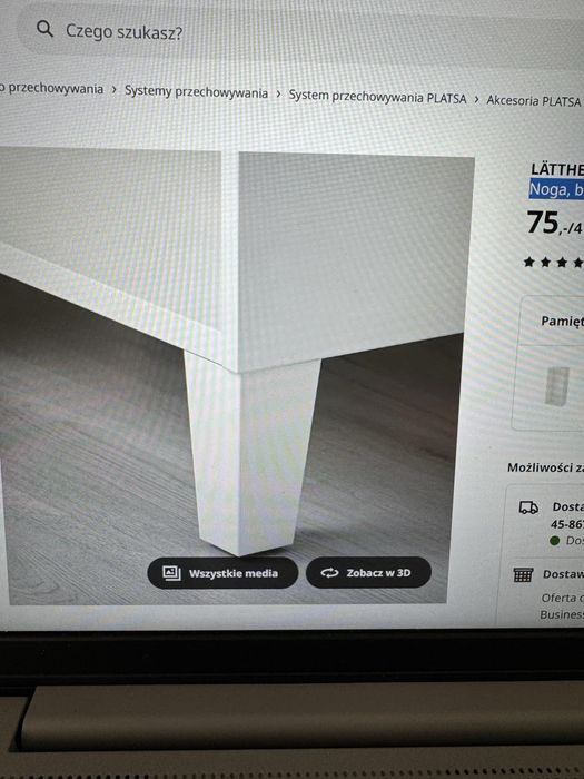 Drzwi do szafy, meble  IKEA FONNES 4 sztuki