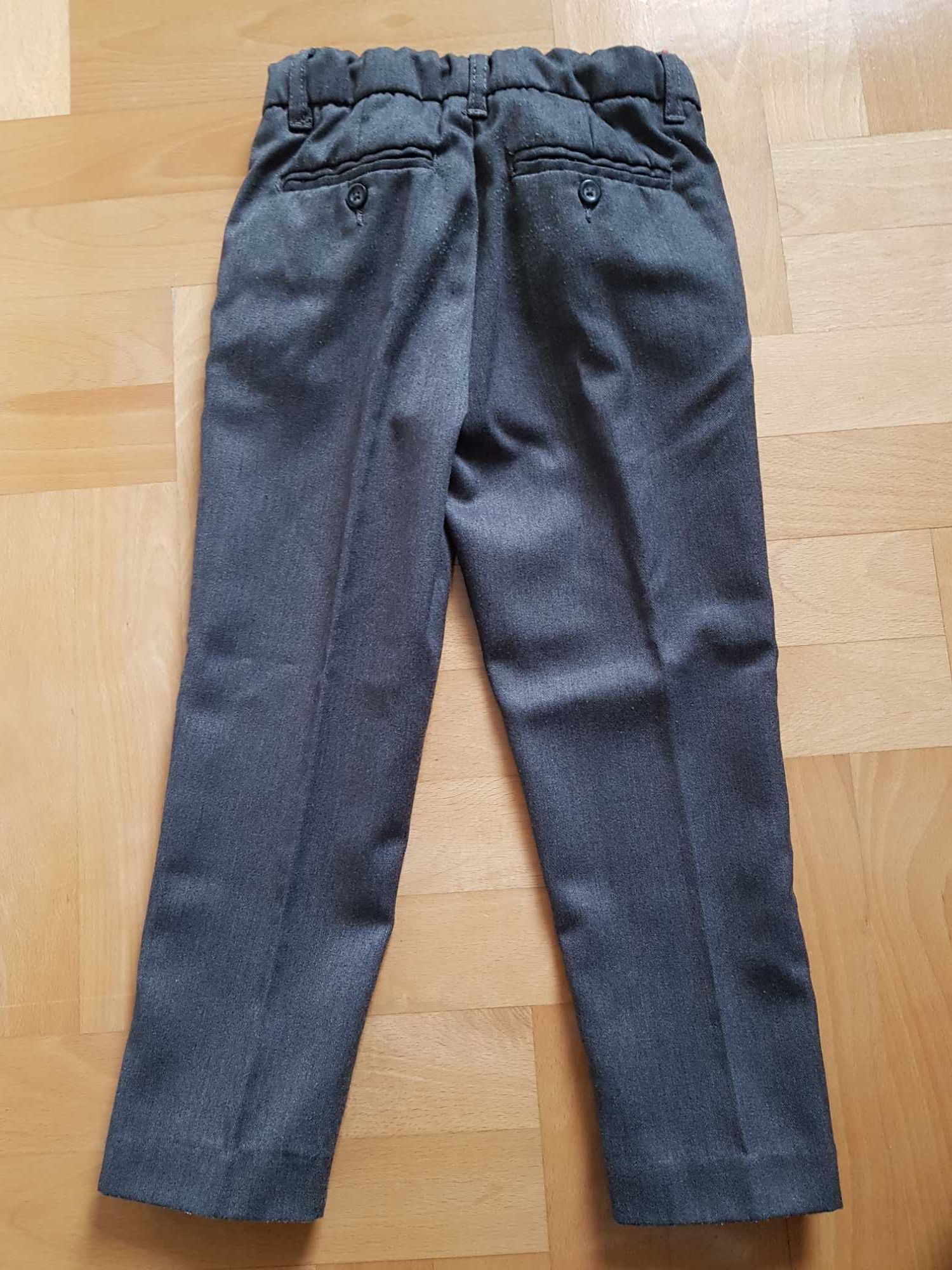 Smyk spodnie garniturowe materiałowe eleganckie w kant 110