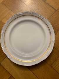 Duży talerz obiadowy Ćmielów porcelana prl