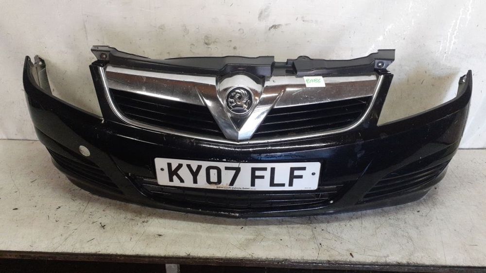 ^ ZDERZAK PRZÓD PRZEDNI OPEL VECTRA C LIFT FL Z20R CZARNY HALOGENY