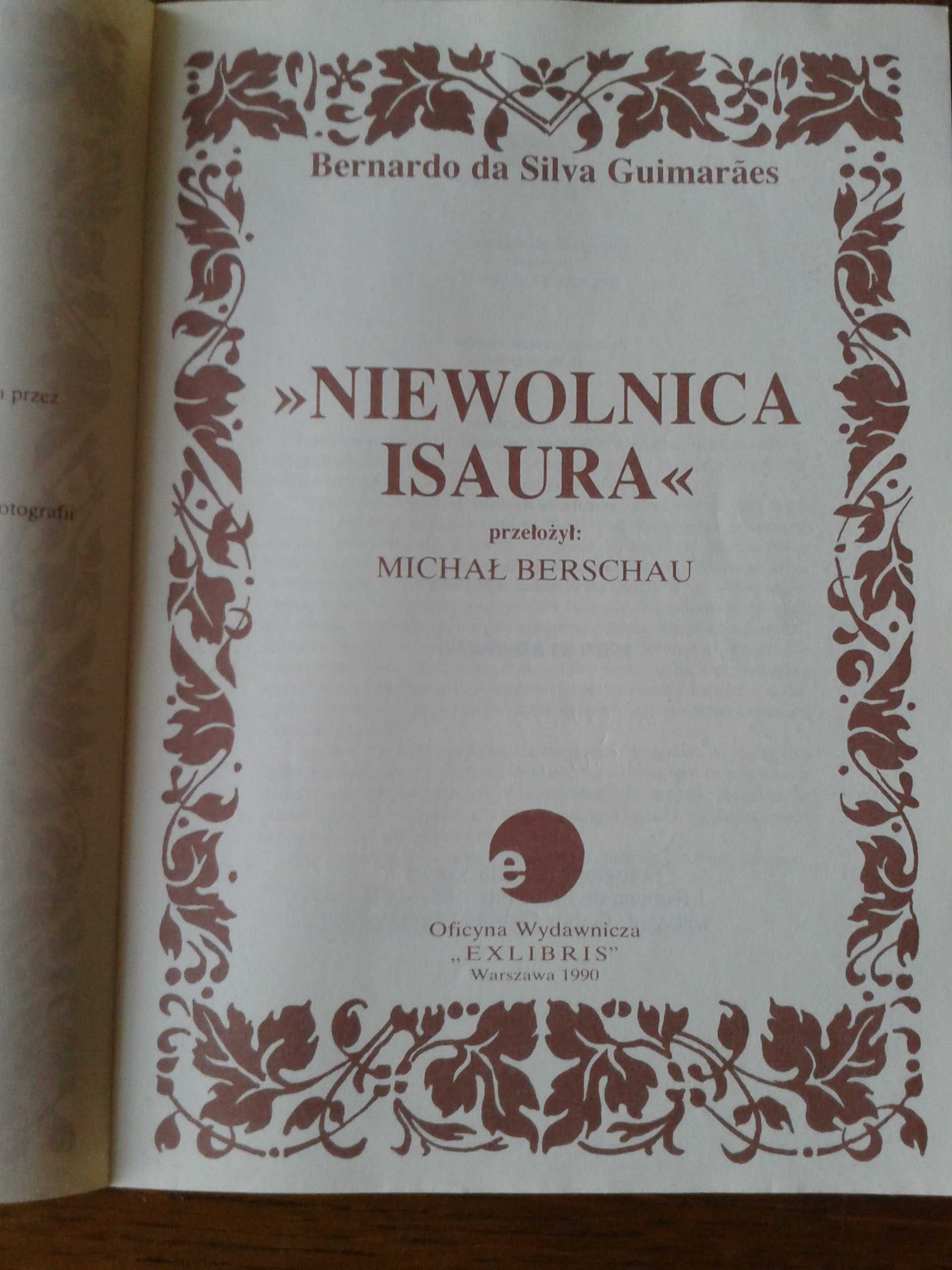 Książka Niewolnica Isaura Bernardo Da Silva Guimaraes