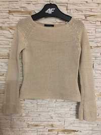 Sweter damski beżowy roz. 34 (XS)