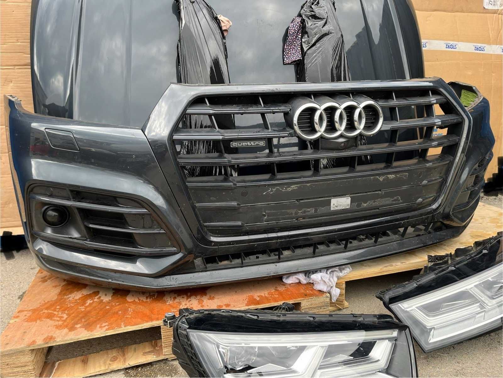 Kompletny przód Audi Q5 80A S-line! Igła w kolor!radary LX7L