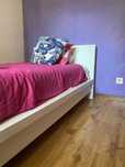 Cama Solteiro branca