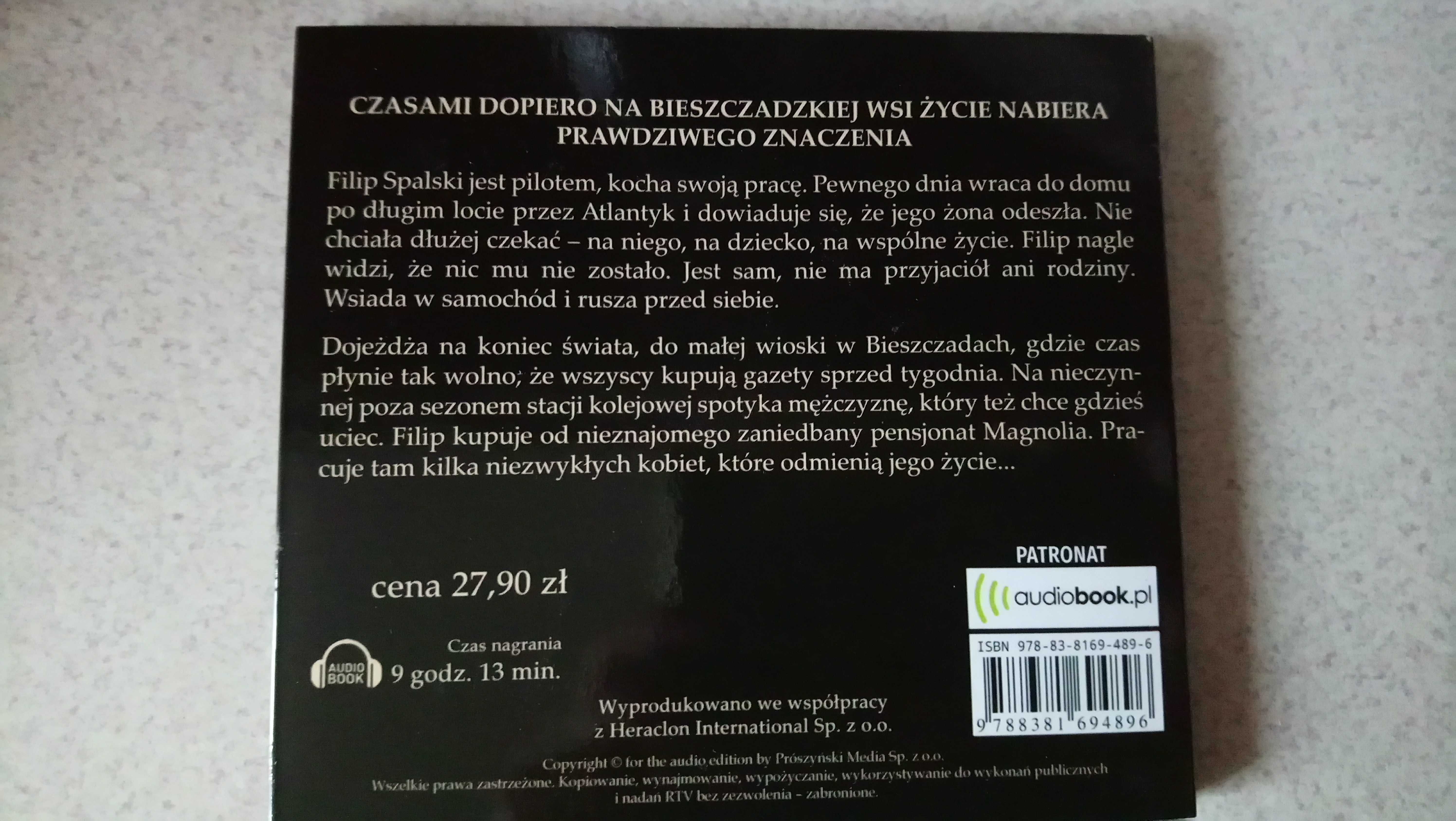 "Magnolia" Grażyna Jeromin-Gałuszka, audiobook, płyta CD.