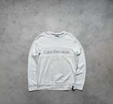 Мужская Кофта Свитшот Calvin Klein Jeans С Большим Лого Ориг Размер L