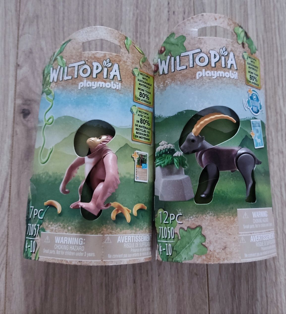 Playmobil Wiltopia Orangutan i koziorożec