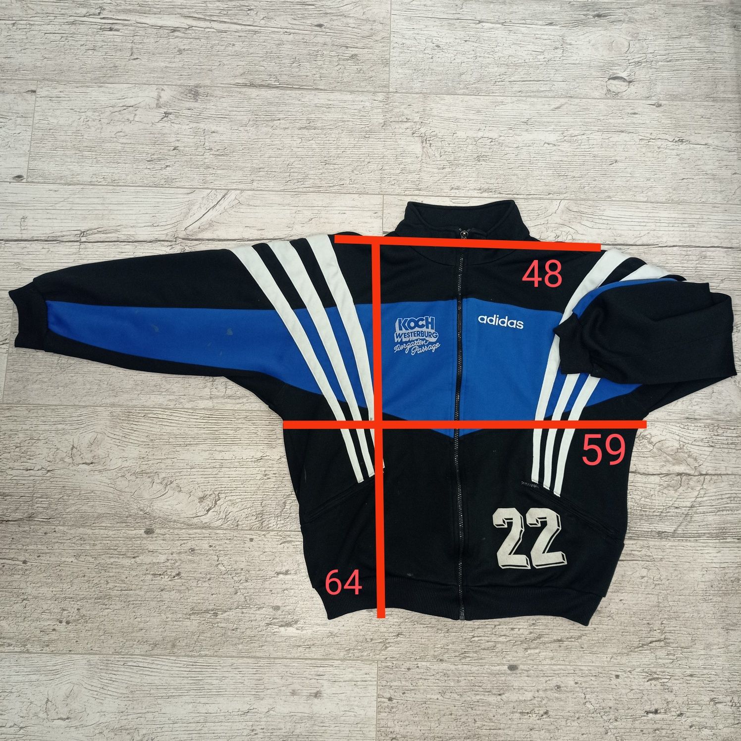 Винтажная олимпийка Adidas [L]