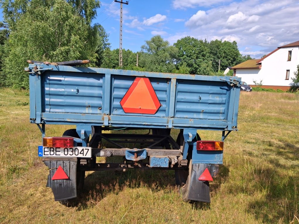 Przyczepa Sanok Sztywna Zarejestrowana.