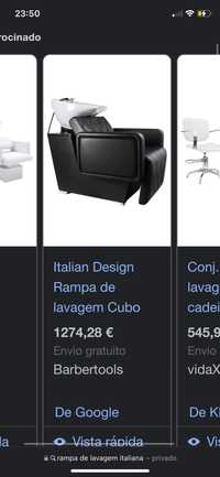 Italian design rampa de lavagem cubo