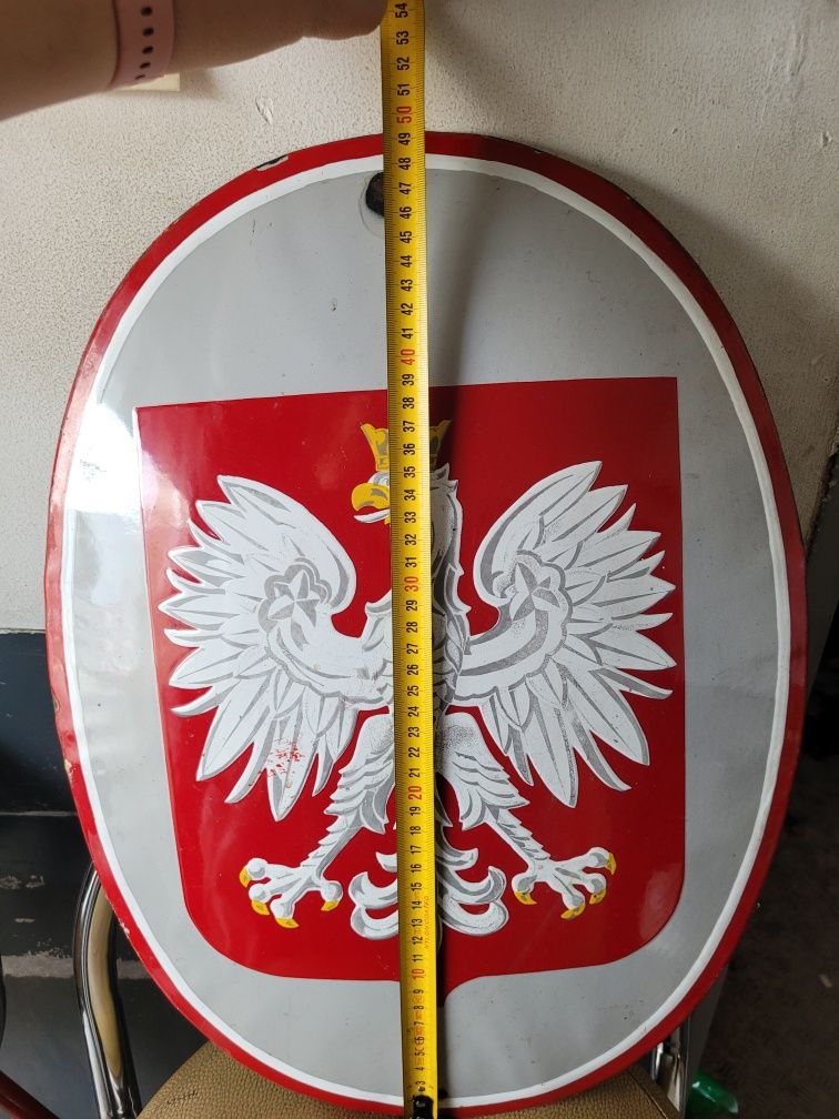 Godło Polski emaliowane