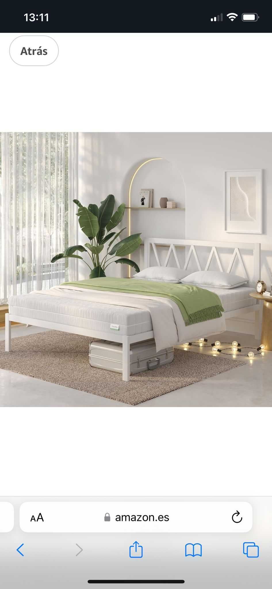 Cama metalica 150x200