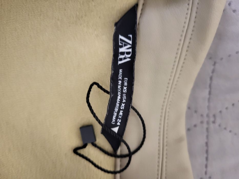 Шкіряна сорочка куртка zara