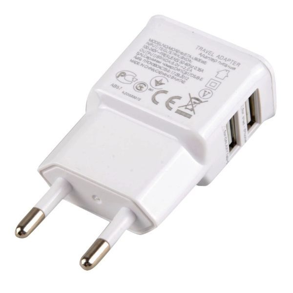 Carregador/ Adaptador de Corrente USB 2 Saídas