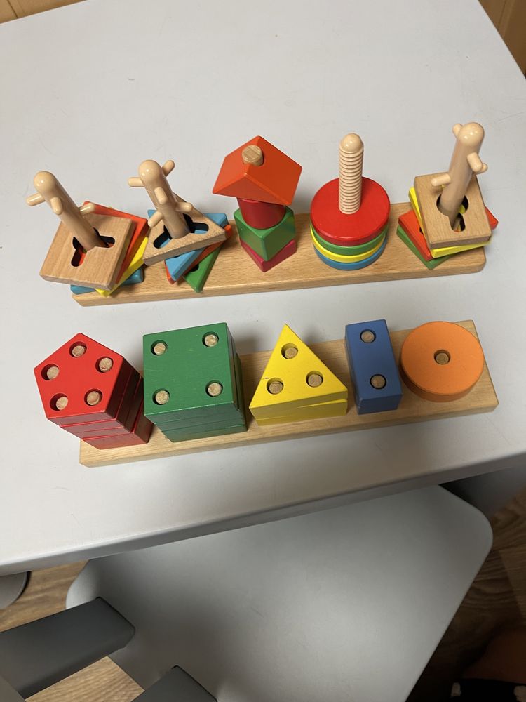 Геометрика розвиваюча гра деревяні ігри сортер фігури розвивашки