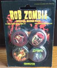 Conjunto de 4 Pins - Rob Zombie