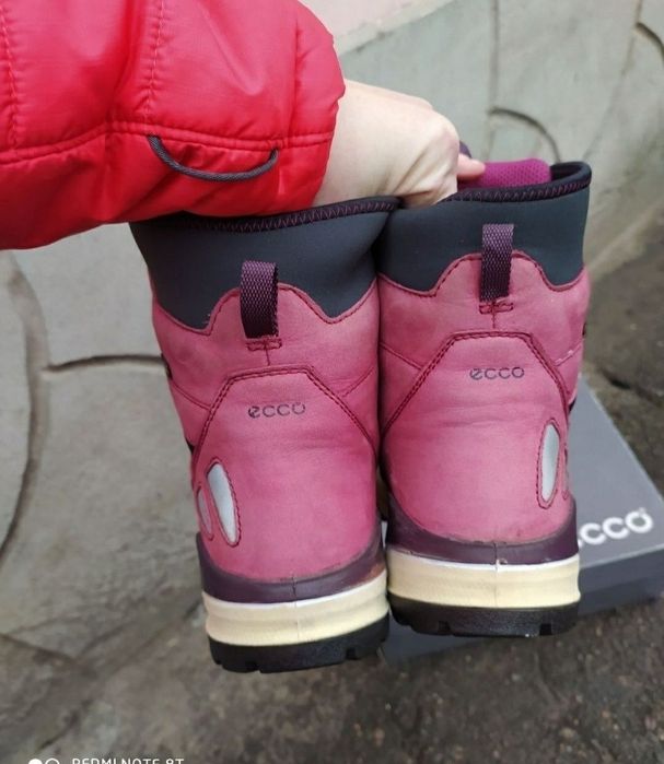 Ecco 38 ботинки на дівчинку зимові чоботи сапоги черевики взуття ессо