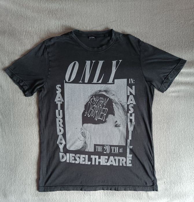 Темно-сіра футболка Diesel