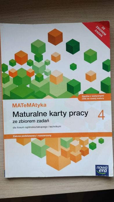 Matematyka Maturalne karty pracy 4 Nowa era