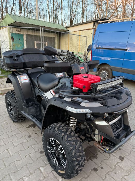 Linhai 500  quad , kufer, plug
