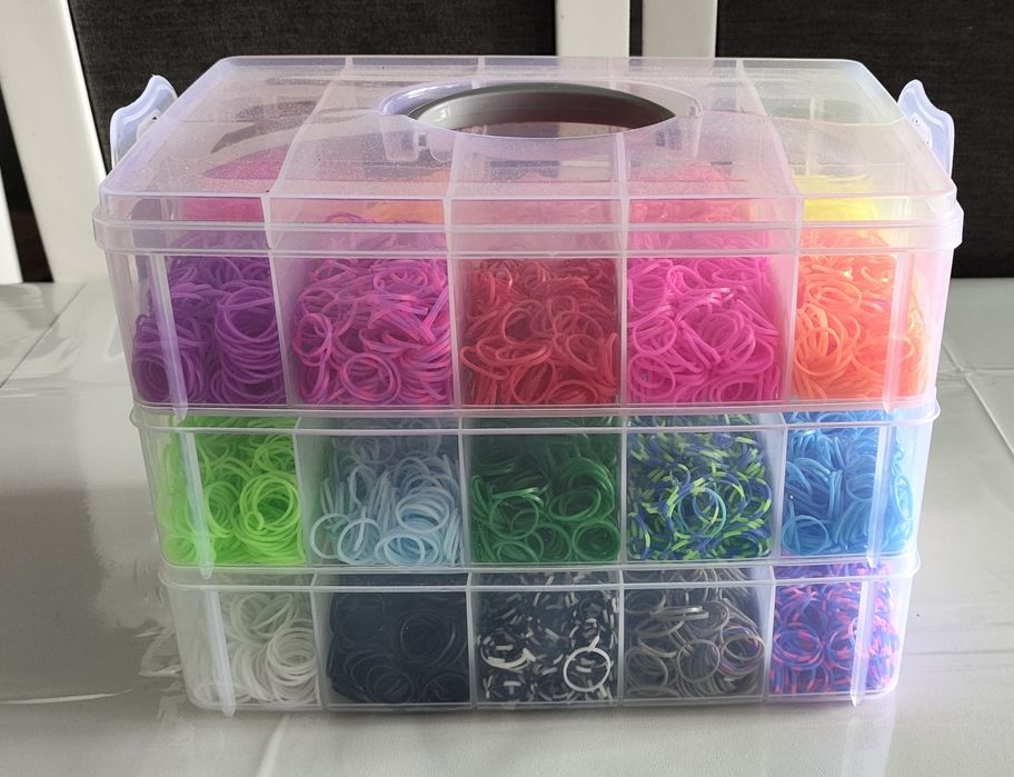 Gumki do robienia bransoletek Zestaw XXL 15000szt.
