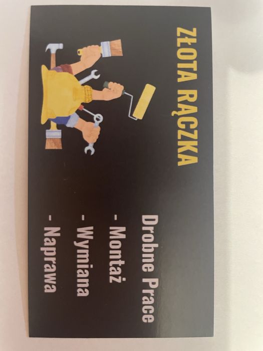 Złota Rączka - Drobne prace ,Naprawa, Wymiana, Montaz