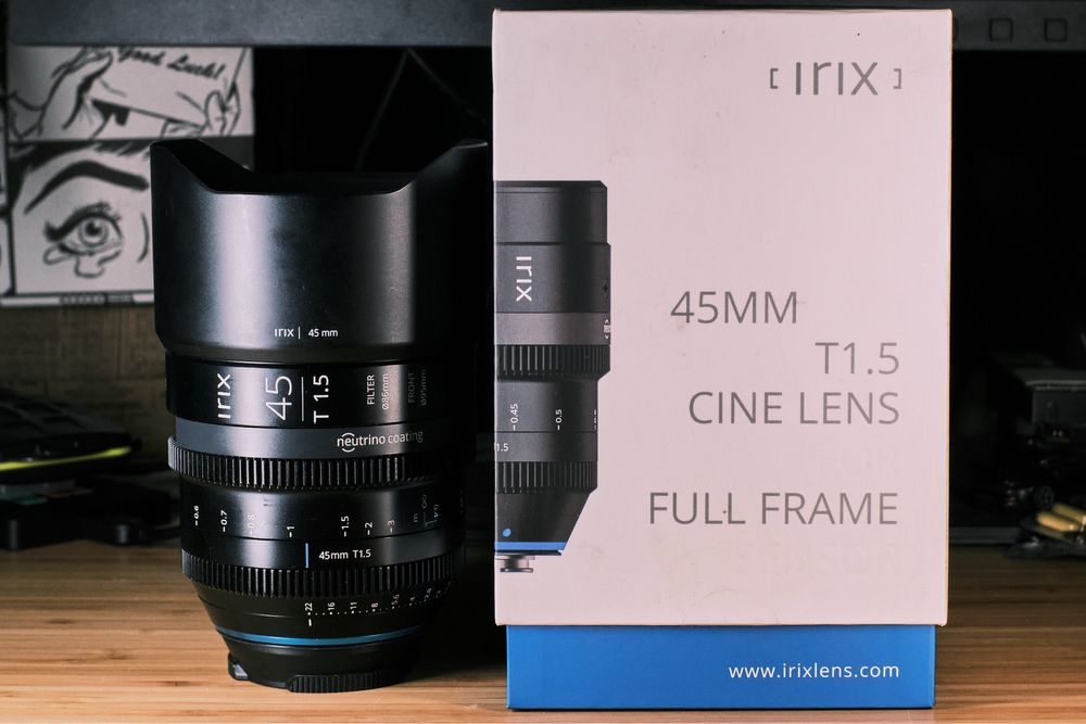 IRIX Cine 45mm T1.5 CANON EF + gratis