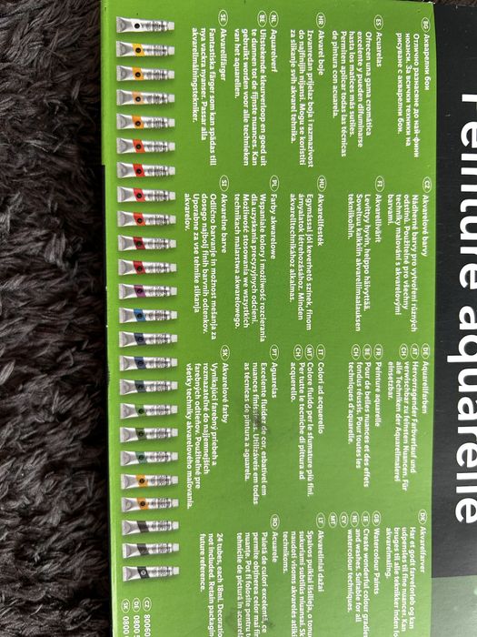 Farby akwarelowe 24 sztuki