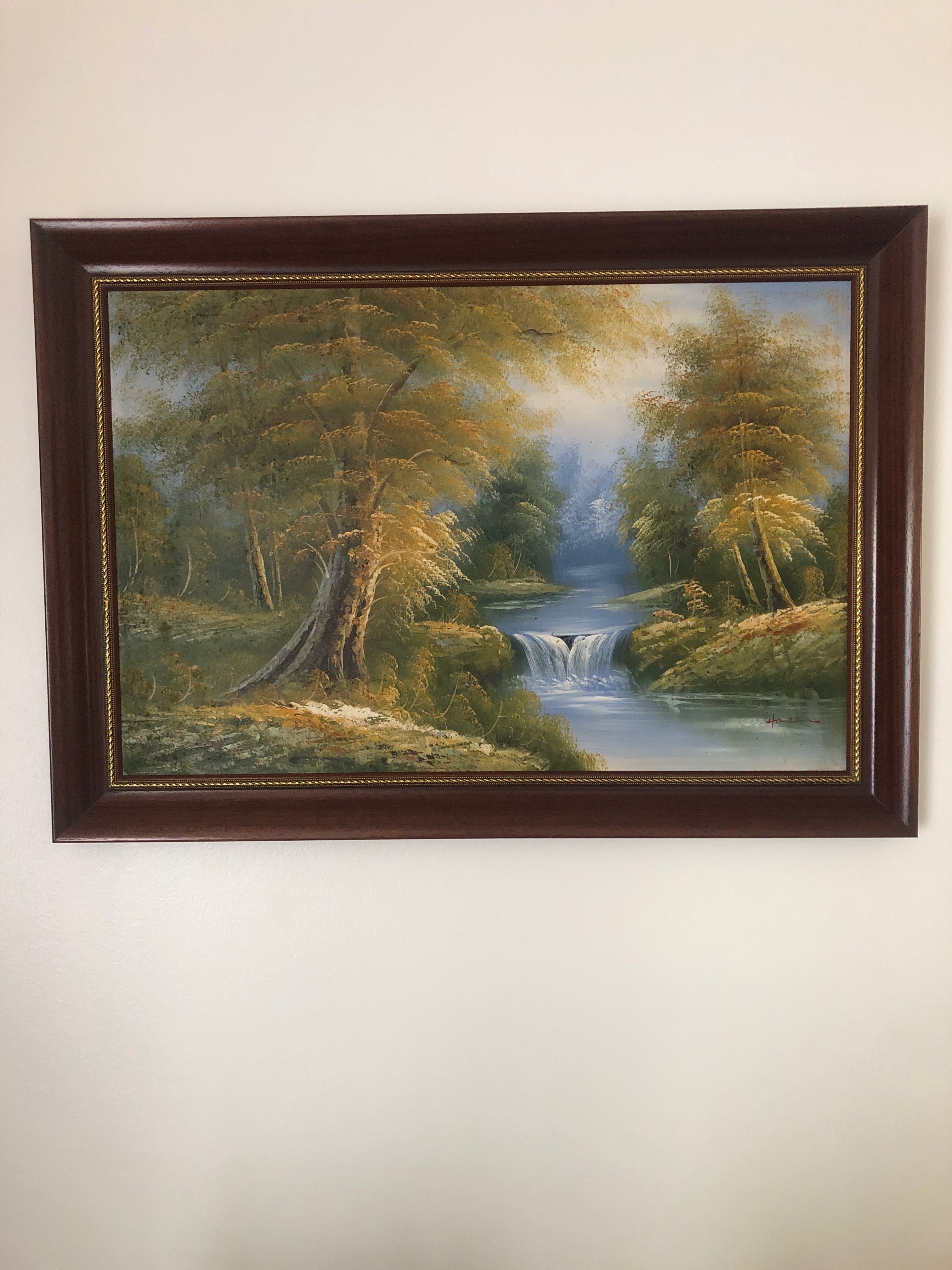 Quadro pintado a óleo