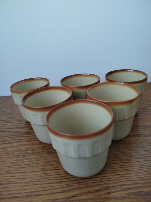 Zestaw 6 kubeczków ceramicznych