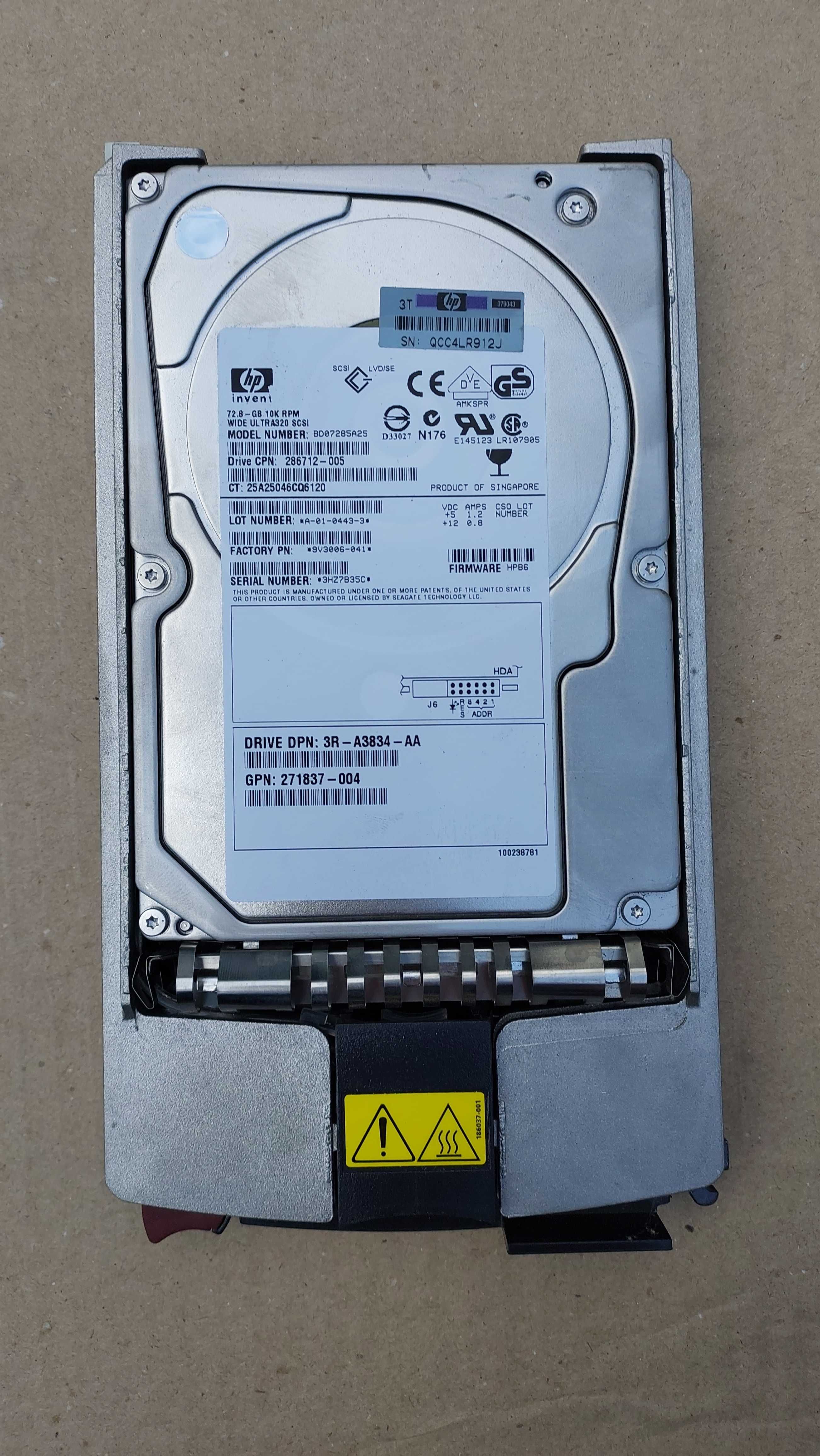 Жёсткий диск SCSI для сервера