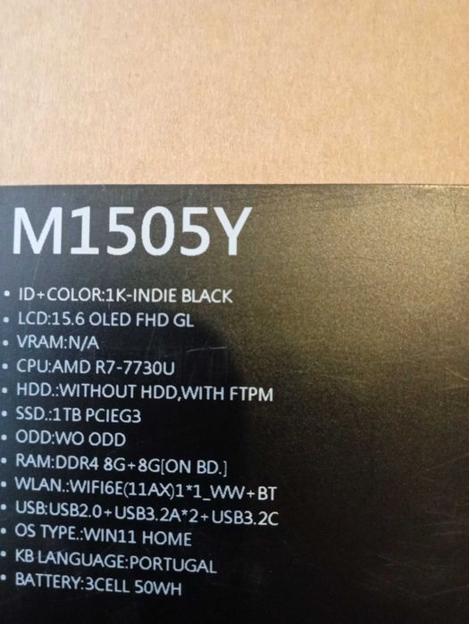 ASUS vivobook OLED 16GB/1 TB