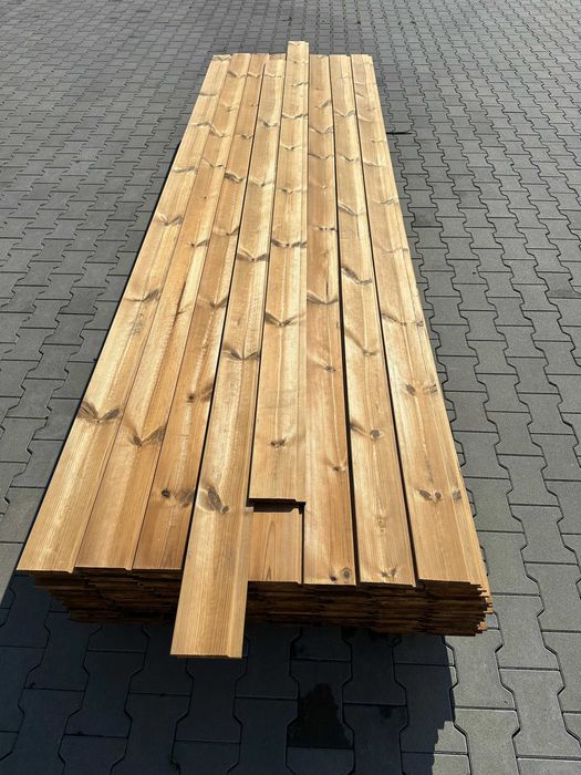 Deska elewacyjna elewacja Thermo Sosna Zetka termo 18x143mm