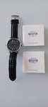 Relógio FOSSIL Arkitekt Dual Time FS-4244 em aço, pele, quartzo